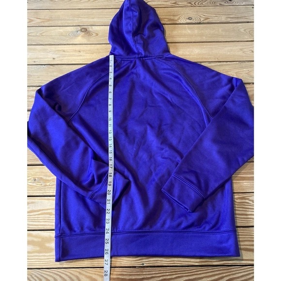 LSU Tigers Hoodie Sweatshirt Size Large Men’s Purple - Picture 4 of 6